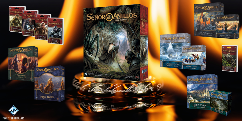 El Señor de los Anillos Lcg, un anillo para el Señor Oscuro, sobre el trono oscuro